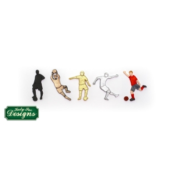 Silicone Mould - Football Silhouettes